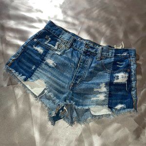 American Eagle Denim Ripped Shorts